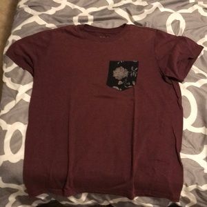 Blue Crown Maroon Tee Shirt